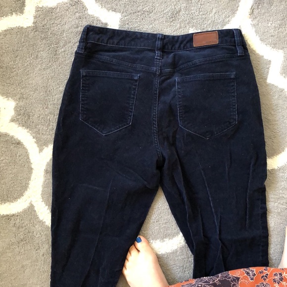 Lands’ End Navy Corduroy pants women’s size 10P - Picture 5 of 6